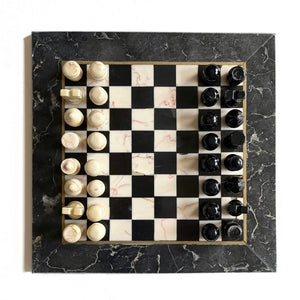Vintage Marble Chess Set