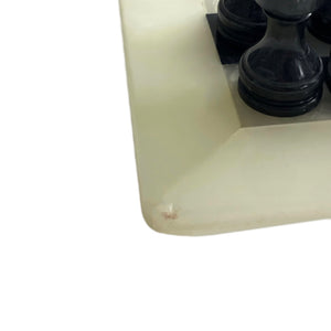 Vintage Onyx & Marble Chess Set