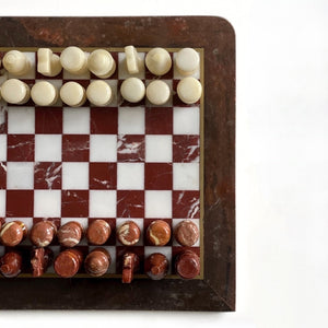 Vintage Marble Chess Set