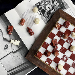 Vintage Marble Chess Set