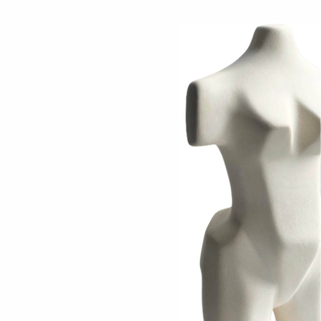 Vintage Cubist Female Sculpture