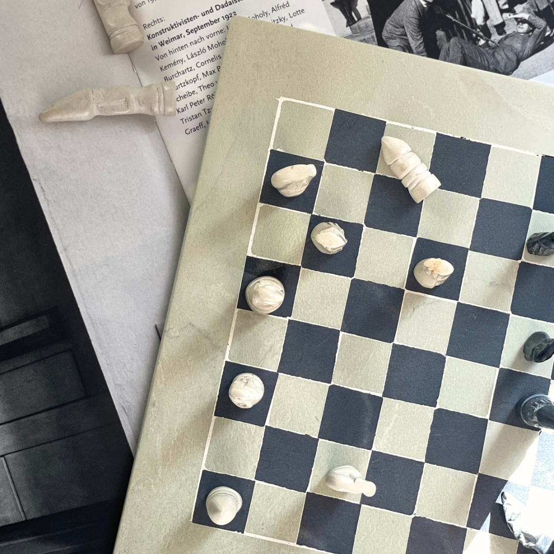 Vintage Soapstone Chess Set