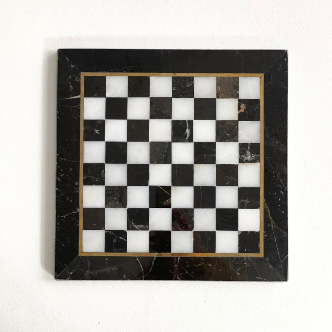 Vintage Marble Chess Set