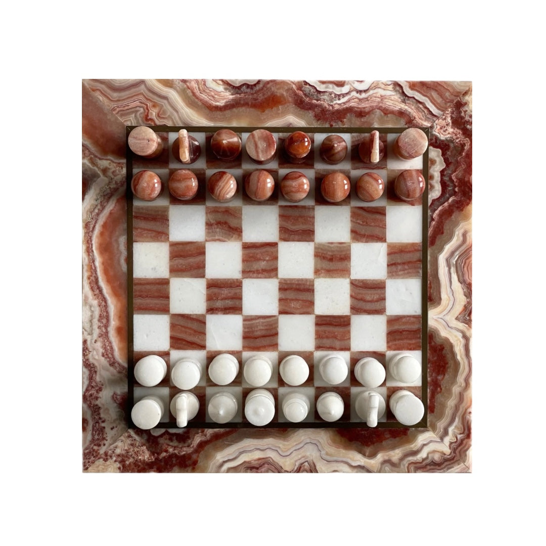 Vintage Marble Chess Set