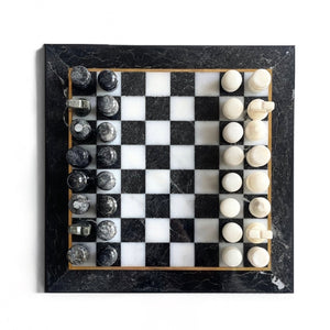 Vintage Marble Chess Set