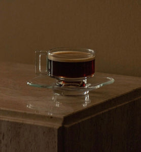 Vintage Joe Colombo Glass Coffee Cup Set