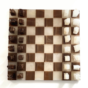 Vintage Marble Chess Set