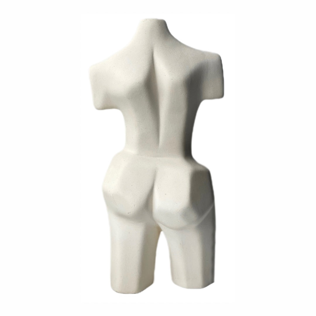 Vintage Cubist Female Sculpture