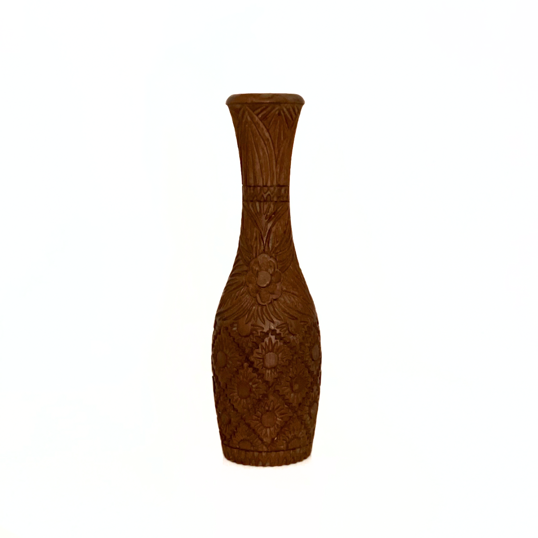 Vintage Carved Detail Vase