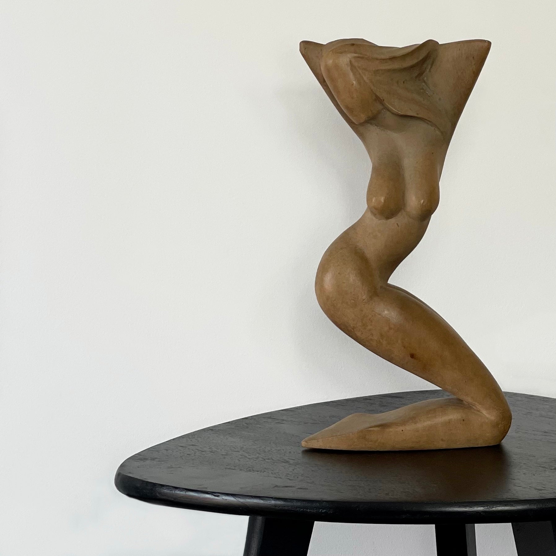 Vintage Abstract Female Sculpture