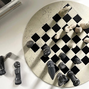 Vintage Soapstone Chess Set